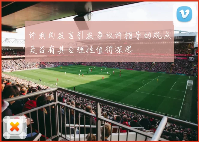 许利民发言引发争议许指导的观点是否有其合理性值得深思